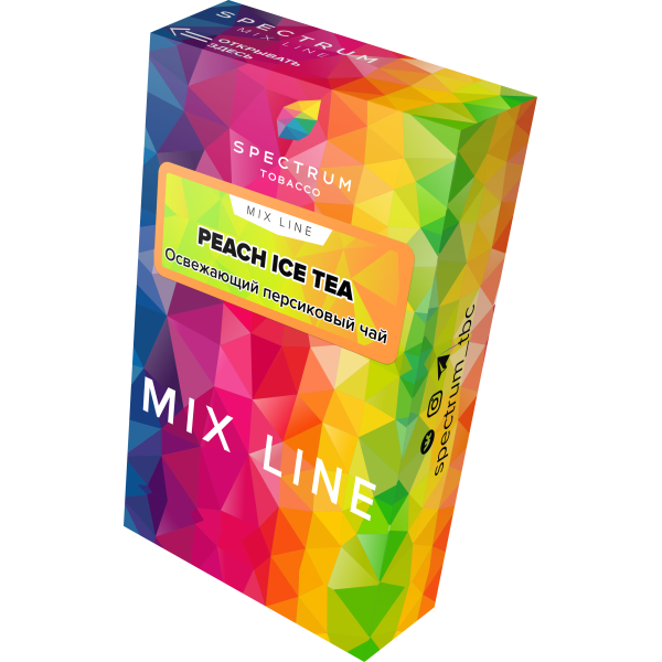 Табак Spectrum Mix Line Peach Ice Tea 40 грамм в Хабаровске
