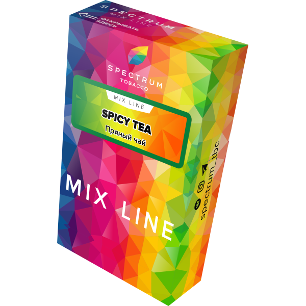 Табак Spectrum Mix Line Spicy Tea 40 грамм в Хабаровске