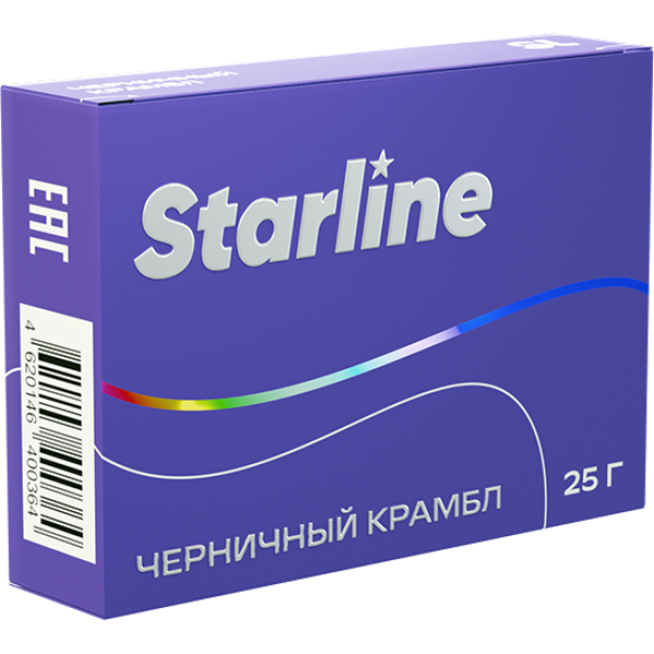 Табак Starline Черничный крамбл 25 гр в Хабаровске