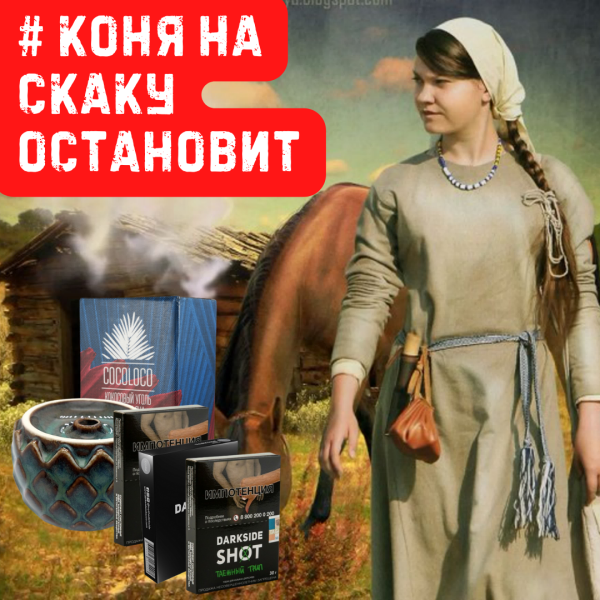 Набор #КОНЯ НА СКАКУ ОСТАНОВИТ для кальяна в Хабаровске