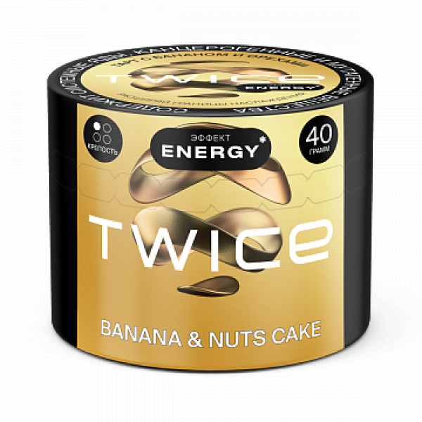 Табак TWICE Banana Nuts Cake (Пирог с бананом и орехами) 40 гр в Хабаровске
