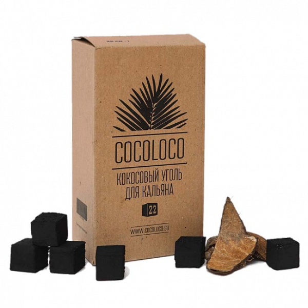 Кокосовый уголь Cocoloco 22мм в Хабаровске