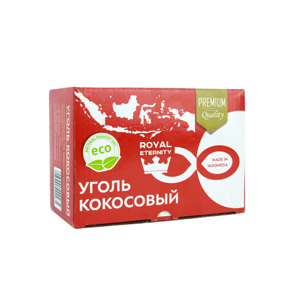 Кокосовый уголь Royal Eternity для кальяна (25 мм, 72 шт) в Хабаровске