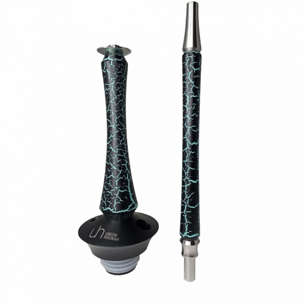 Кальян Union Hookah Sleek Кракле голубой в Хабаровске
