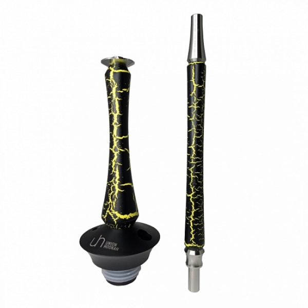 Кальян Union Hookah Sleek Кракле желтый в Хабаровске