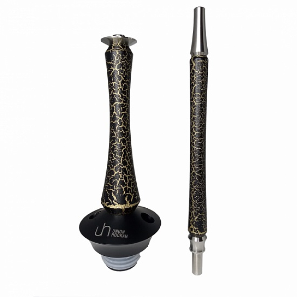 Кальян Union Hookah Sleek Кракле золотой в Хабаровске