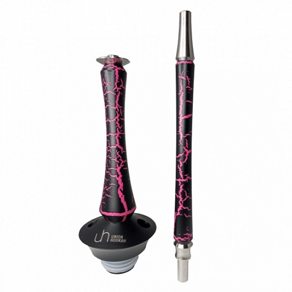 Кальян Union Hookah Sleek Кракле розовый в Хабаровске
