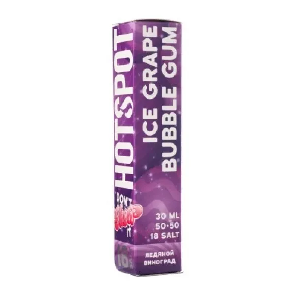 Жидкость HOTSPOT Chow Ice Grape Bubble Gum 30 мл в Хабаровске