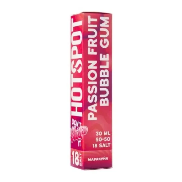 Жидкость HOTSPOT Chow Passion Fruit Bubble Gum 30 мл в Хабаровске
