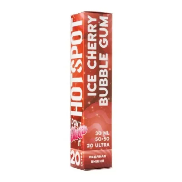 Жидкость HOTSPOT Chow Ultra Ice Cherry Bubble Gum 30 мл в Хабаровске