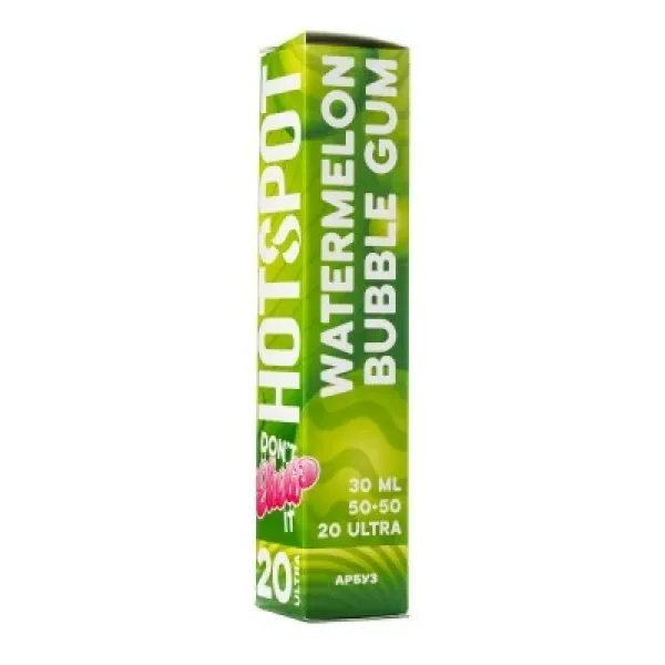 Жидкость HOTSPOT Chow Ultra Watermelon Bubble Gum 30 мл в Хабаровске