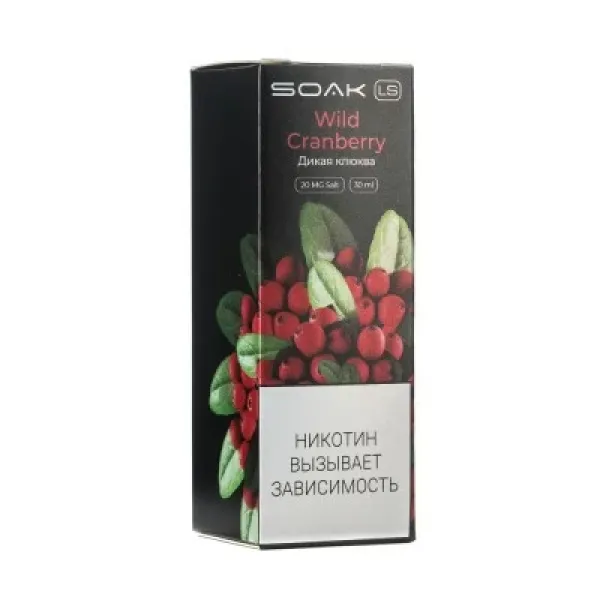Жидкость SOAK LS Wild Cranberry 30 мл в Хабаровске