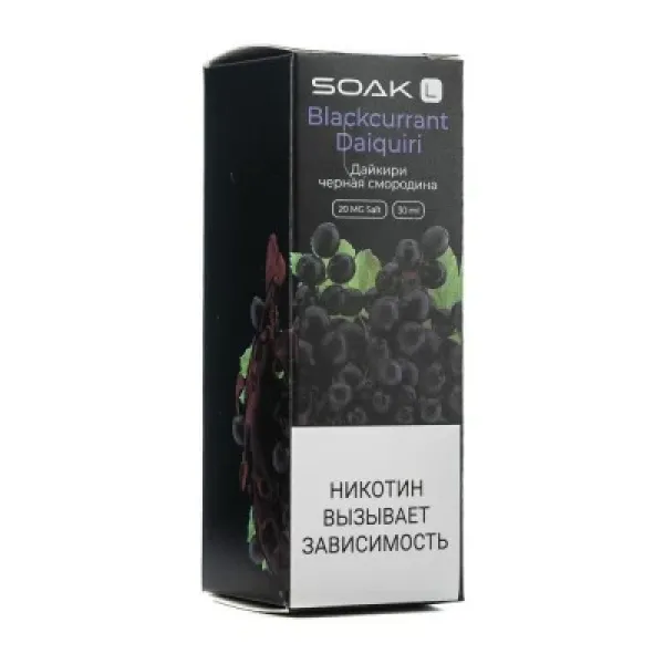 Жидкость SOAK L Blackcurrant Daiquiri 30 мл в Хабаровске
