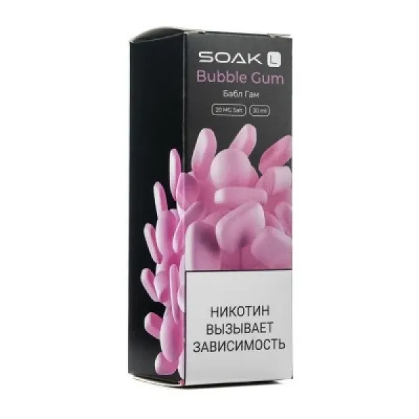 Жидкость SOAK L Bubble Gum 30 мл в Хабаровске