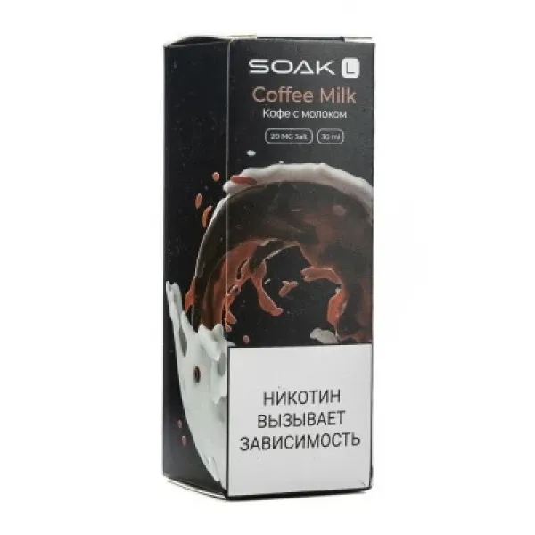 Жидкость SOAK L Coffe Milk 30 мл в Хабаровске
