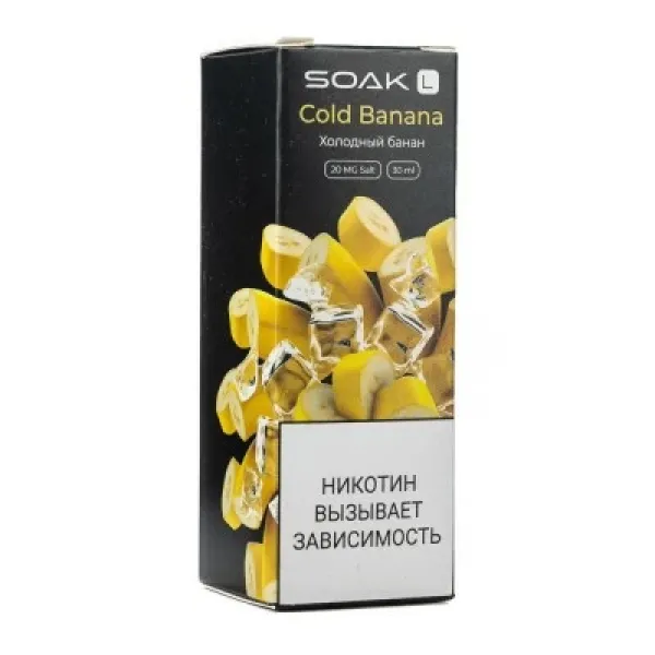 Жидкость SOAK L Cold Banana 30 мл в Хабаровске