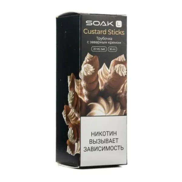 Жидкость SOAK L Custard Sticks 30 мл в Хабаровске