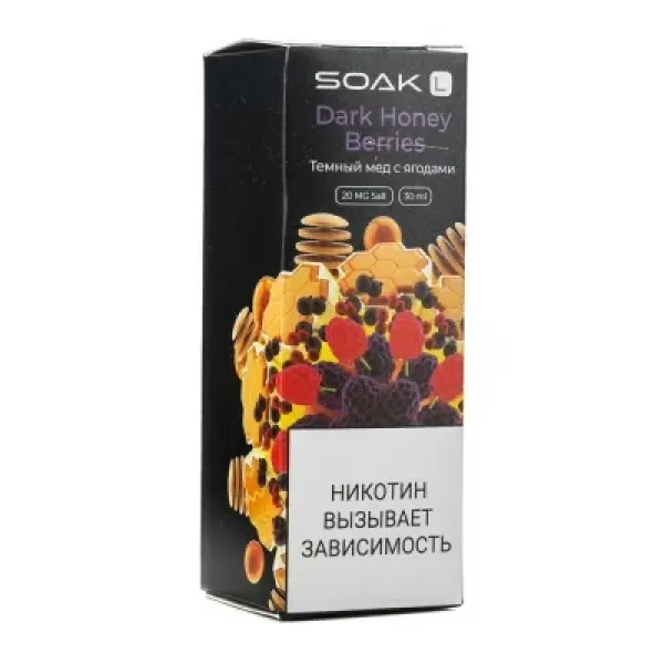 Жидкость SOAK L Dark Honey Berries 30 мл в Хабаровске