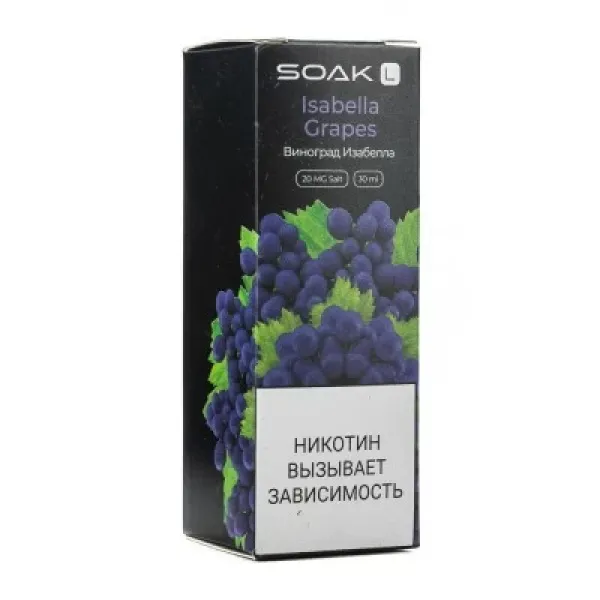 Жидкость SOAK L Isabella Grapes 30 мл в Хабаровске