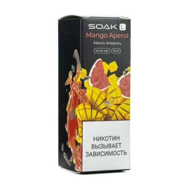 Жидкость SOAK L Mango Aperol 30 мл в Хабаровске