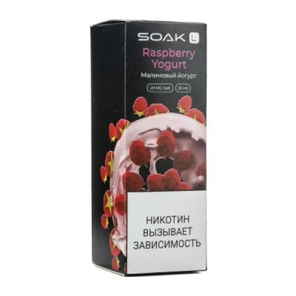 Жидкость SOAK L Raspberry Yogurt 30 мл в Хабаровске