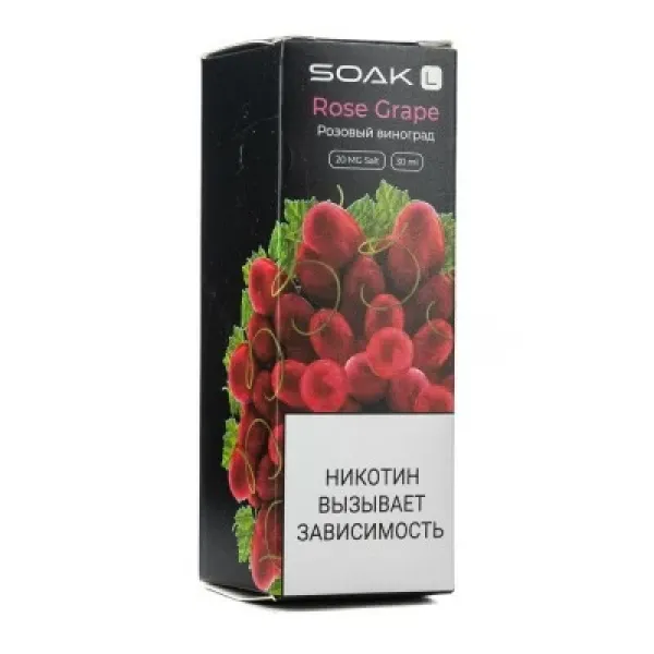Жидкость SOAK L Rose Grape 30 мл в Хабаровске