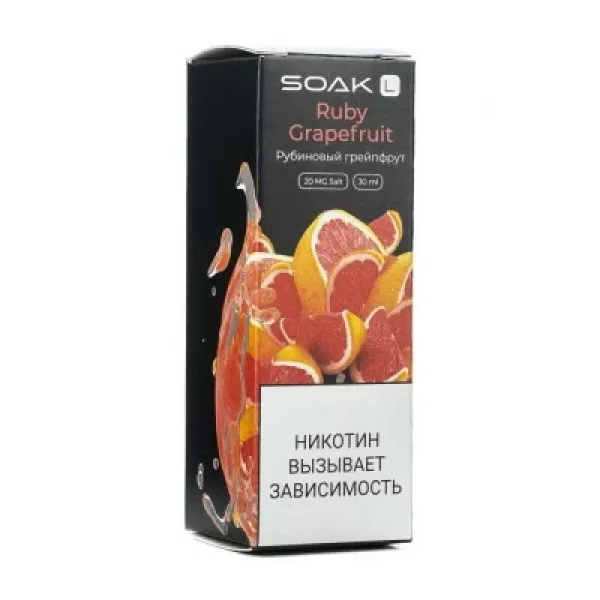 Жидкость SOAK L Ruby Grapefruit 30 мл в Хабаровске