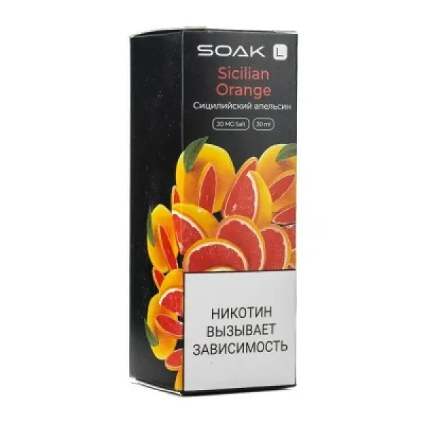 Жидкость SOAK L Sicilian Orange 30 мл в Хабаровске