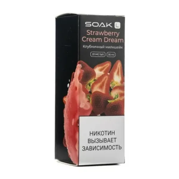 Жидкость SOAK L Strawberry Cream Dream 30 мл в Хабаровске