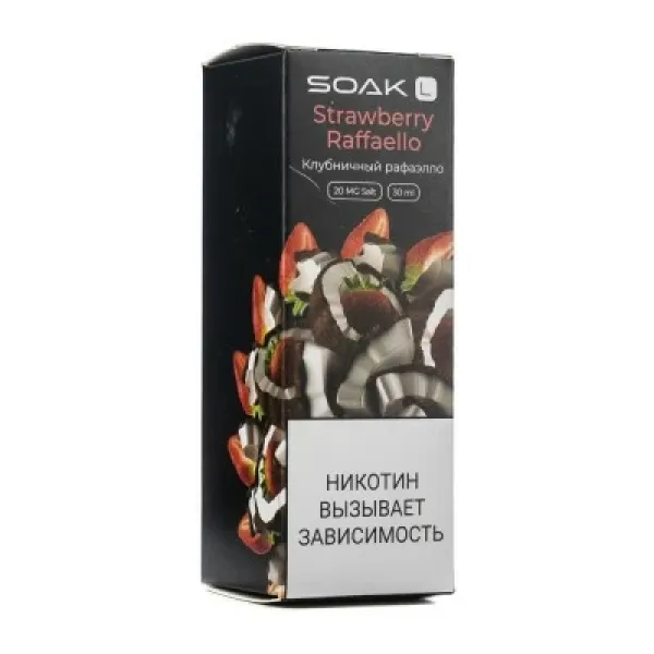 Жидкость SOAK L Strawberry Raffaello 30 мл в Хабаровске