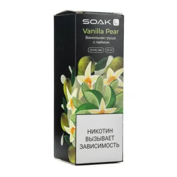 Жидкость SOAK L Vanilla Pear 30 мл в Хабаровске