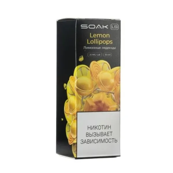 Жидкость SOAK LS Lemon Lollipops 30 мл в Хабаровске