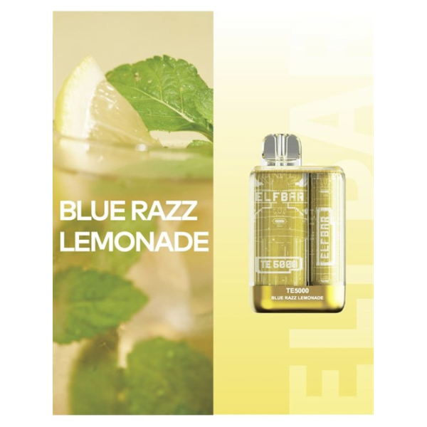 Elfbar TE5000 Blue Razz Lemonade, 5000 тяг в Хабаровске