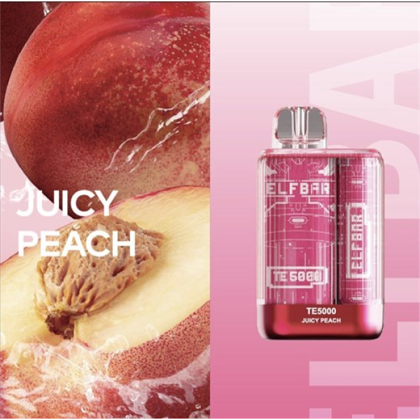 Elfbar TE5000 Juicy Peach, 5000 тяг в Хабаровске
