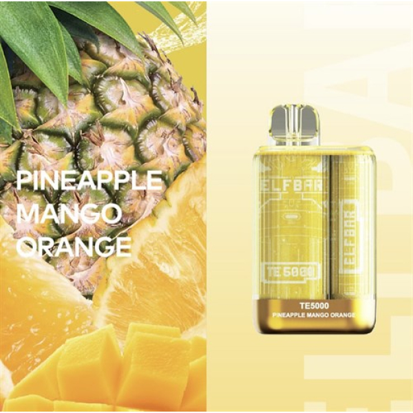 Elfbar TE5000 Pineapple Mango Orange, 5000 тяг в Хабаровске