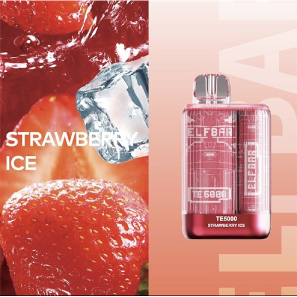 Elfbar TE5000 Strawberry Ice, 5000 тяг в Хабаровске