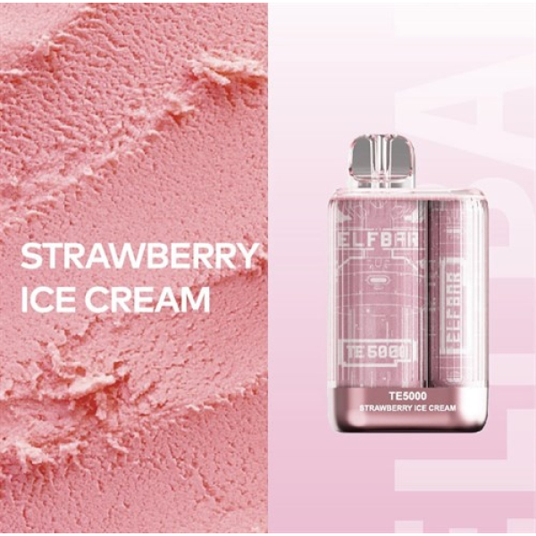 Elfbar TE5000 Strawberry Ice Cream, 5000 тяг в Хабаровске