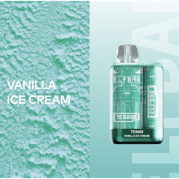 Elfbar TE5000 Vanilla Ice Cream, 5000 тяг в Хабаровске