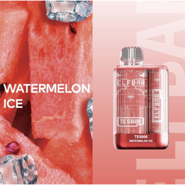 Elfbar TE5000 Watermelon Ice, 5000 тяг в Хабаровске