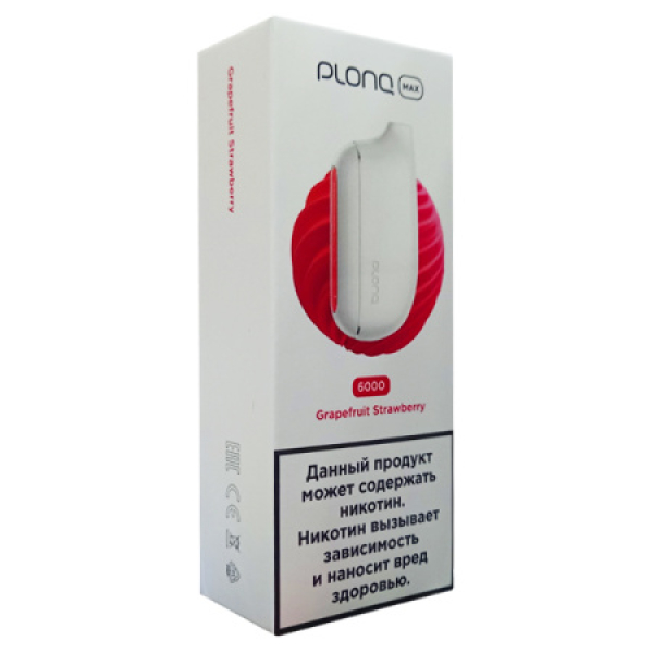 Plonq Max Grapefruit Strawberry 6000 тяг в Хабаровске