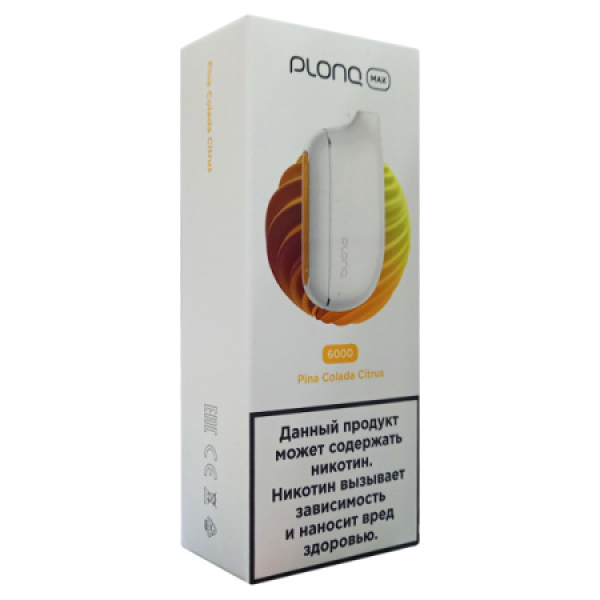 Plonq Max Pina Colada Citrus 6000 тяг в Хабаровске