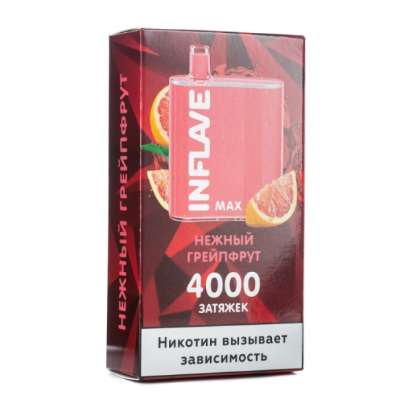 INFLAVE MAX Нежный грейпфрут, 4000 тяг в Хабаровске