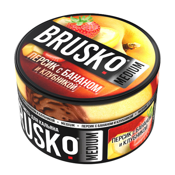 Смесь Brusko Персик с бананом и клубникой 250 гр в Хабаровске