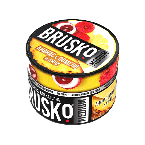 Смесь Brusko Ананас с помело и личи 50 гр в Хабаровске
