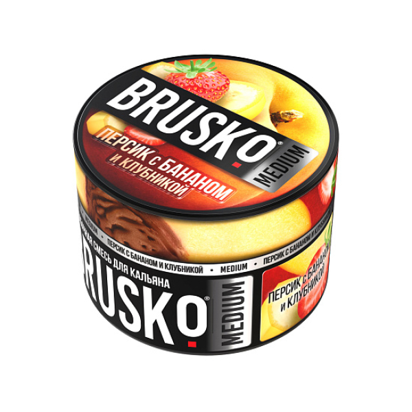 Смесь Brusko Персик с бананом и клубникой 50 гр в Хабаровске