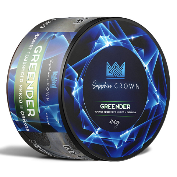 Табак SAPPHIRE CROWN GREENDER  100 грамм в Хабаровске