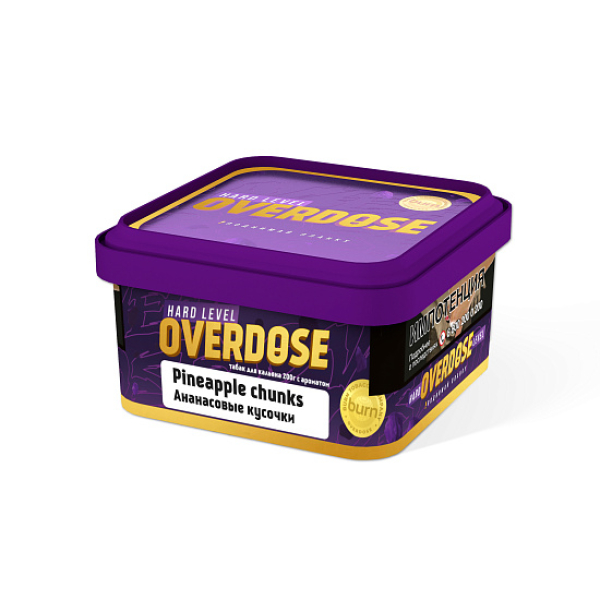 Табак OVERDOSE PINEAPPLE CHUNKS  200 грамм в Хабаровске