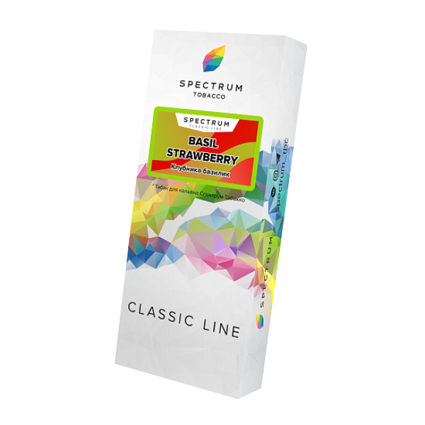 Табак SPECTRUM BASIL STRAWBERRY  100 грамм в Хабаровске