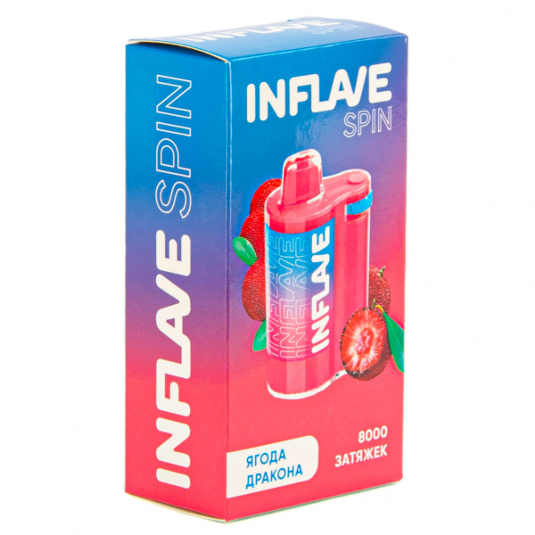 INFLAVE SPIN Ягода Дракона (8000 затяжек) в Хабаровске