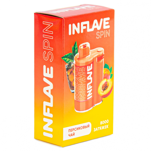 INFLAVE SPIN Персиковый чай (8000 затяжек) в Хабаровске